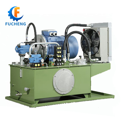 Estação hidráulica Fucheng 12V/24V AC 220V/380V com estrutura padrão e motor de pistão