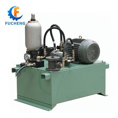 Estação hidráulica Fucheng 12V/24V AC 220V/380V com estrutura padrão e motor de pistão