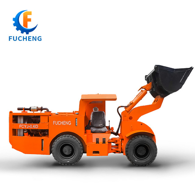 Mineração de energia 0.6m3 Subterrâneo Diesel Mineração Roda LHD Carregador FCYJ-0.6D