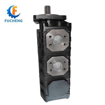 Equipamento hidráulico Cbgj2-2 Série Tandem Gear Oil Pump com material de ferro fundido