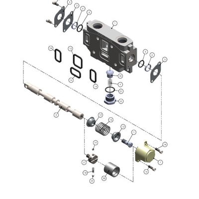 Valva seccional de Parker SDV-40 SDV-70 VA20 VG20 VA35 VG35 VG20-A880 VG20-CFA70 VG35-PB09