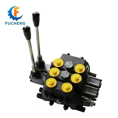 Fucheng DCV100/2-S válvula de controlo direcional hidráulica de fluxo 100LPM para pedido do cliente