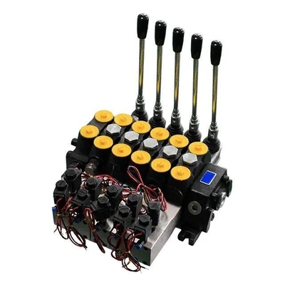 Fucheng DCV100/2-S válvula de controlo direcional hidráulica de fluxo 100LPM para pedido do cliente