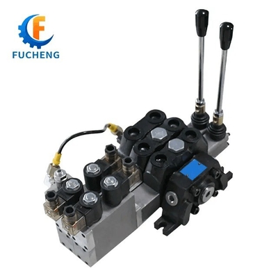 Fucheng DCV100/2-S válvula de controlo direcional hidráulica de fluxo 100LPM para pedido do cliente