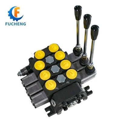 Fucheng DCV100/2-S válvula de controlo direcional hidráulica de fluxo 100LPM para pedido do cliente