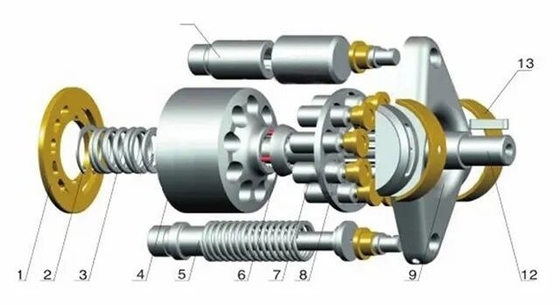 Fucheng Rexroth A10vo série A10VSO28DFR/31R PPA12N00 Deslocamento 280cm3 bomba de pistão