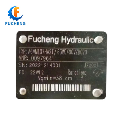 Motor de pistão hidráulico da série A6VM de Fucheng High Pressure Standard
