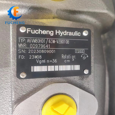 A norma A6VM80DA1/63W-VAB027B bomba de pistão Rexroth de alta pressão