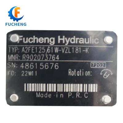 Motor hidráulico Rexroth A2FE 160/61W-VZL181-K para redutor de velocidade móvel e guindastes de Fucheng