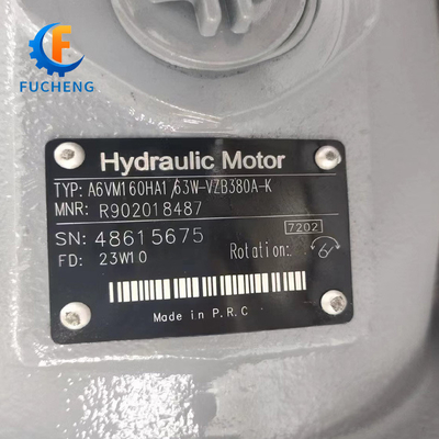 Pedido do cliente A6VM Série 160cm3 Dislocamento Axial Piston Variable Motor com 1