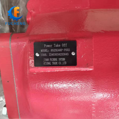 852XGAKP-F6XS Power Take Offs Bomba hidráulica para camião de descarga Montagem do sistema hidráulico