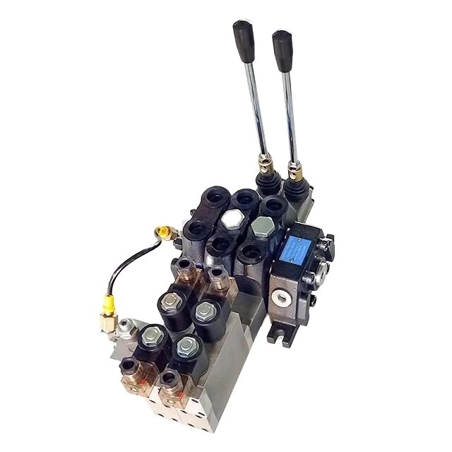 Fucheng DCV100/2-S válvula de controlo direcional hidráulica de fluxo 100LPM para pedido do cliente
