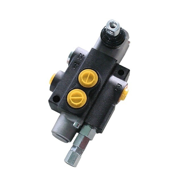 40lpm 6 bancos joystick válvulas de controlo monobloco hidráulico para carregador frontal e tractor Fucheng